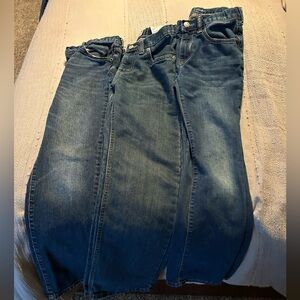 Levi's Gap kids boys Dark Blue Denim Jeans pants  lot of 3 size 10 regular